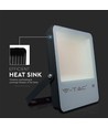 50W LED breedstraler met Samsung chip - 137lm/W, IP65, zwart, 6500K, 5 jaar garantie
