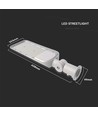 150W LED Straatverlichting - Samsung chip, adapter, 6500K, 110lm/W