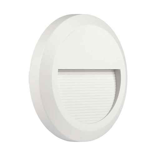 2W ronde LED trapspot - Wit, 3000K, IP65, binnen en buiten