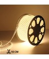 5m 10W/m waterdichte LED strip (Type X-2) - 230V, IP67, 1300lm/m, inkortbaar per 10cm, tot 50m