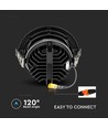 20W Samsung LED inbouwpanel - 1600lm, Ø16cm, zwarte rand, warm wit, 5 jaar garantie