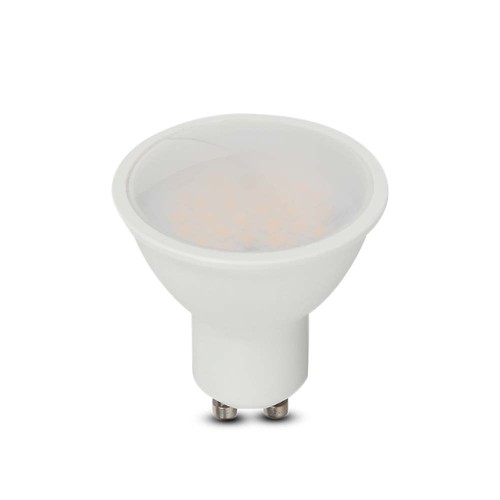 4,5W GU10 Spotlicht - Glad Plastic, Samsung Chip, 6500K, 110D