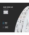 5m 8W/m RGB+3000K LED strip - 12V, IP20, 60 LED per meter