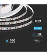 10m 8W/m LED strip - 24V DC, IP20, 120 LEDs per meter