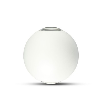 4W witte LED wandlamp - IP65, 4000K, rond, buiten/binnen, incl. lichtbron