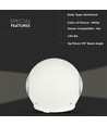 4W witte LED wandlamp - IP65, 4000K, rond, buiten/binnen, incl. lichtbron