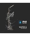 6W tuinlamp, 80cm, IP65 - Grijs, 810lm, 4000K, buiten bolderarmatuur