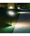 8W Solara LED tuinlamp op zonne-energie - IP65, 360 graden, in hoogte verstelbaar, schemersensor, incl. batterij