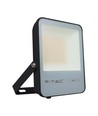 50W LED Schijnwerper - 6400K Zwarte Behuizing, Grijs Glas, 185lm/W