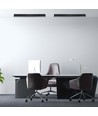 120cm 40W LED lichtrail met Samsung chip - 3400lm, dimbaar, zilver/zwart aluminium, 6400K