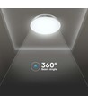 40W LED designer plafondlamp - 4000lm, 3-in-1 CCT, dimbaar met afstandsbediening, Ø39,5cm, Wave cover