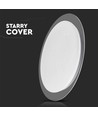 40W Designer Dome LED plafondlamp - Ø40cm, CCT kleurwissel, dimbaar, sterrenhemel effect, incl. afstandsbediening
