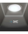 40W Designer Dome LED plafondlamp - Ø40cm, CCT kleurwissel, dimbaar, sterrenhemel effect, incl. afstandsbediening