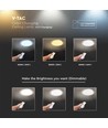 40W Designer Dome LED plafondlamp - Ø40cm, CCT kleurwissel, dimbaar, sterrenhemel effect, incl. afstandsbediening