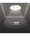 LED design plafondlamp - 30W/60W/30W, afstandsbediening, CCT-wisselend, dimbaar, diamanten kap