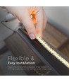 240 LED Strip Licht 20W/m - 6500K, Hoge Lumen, IP20, 5m/rol