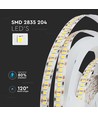 5m 17W/m LED strip - 12V DC, IP20, 204 LEDs per meter