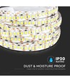 5m 17W/m LED strip - 12V DC, IP20, 204 LEDs per meter