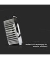 AR111 LED vervangbare reflector spot 20W - 6400K, 40°/20°, zilver