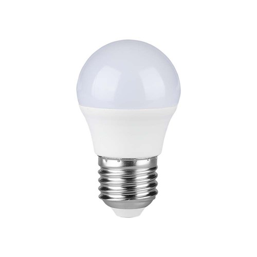 G45 4,5W E27 - Plastic lampen, 3000K, 3 stuks/pak