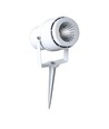 12W LED prikspot - IP65, 3000K, wit, 20 graden, aluminium