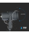12W LED tuinspot met prikpen - Grijs, IP65 buiten, 3000K