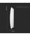 18W LED plafondlamp met sterrenhemel, Ø31cm - 3-in-1 CCT, 100lm/W, witte rand, incl. lichtbron