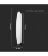 36W LED plafondlamp met sterreneffect - Ø48cm, 3-in-1 CCT, 3900lm, witte rand, incl. lichtbron