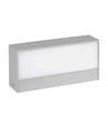 9W Up/Down buiten wandlamp - IP65, grijs, 3000K, 850lm, incl. lichtbron