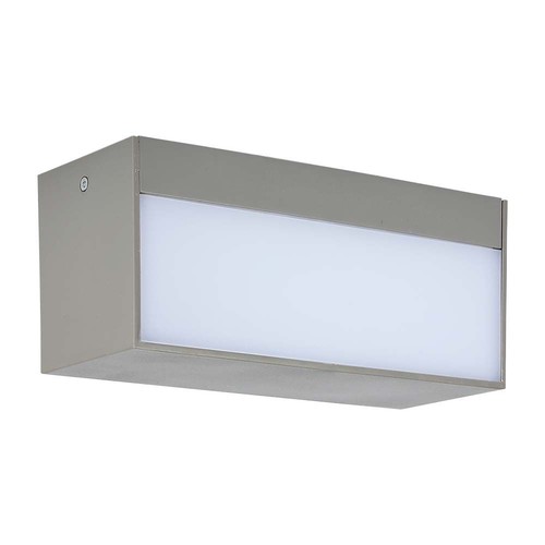 12W LED op/omlaag - 4000K, grijs, buiten, zacht licht, groot, huis