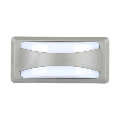 12W LED Wandlamp - Softlight, 4000K, Grijs Huis