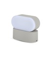 5W LED wandlamp - IP65, grijs, 4000K, verstelbaar, 11 x 5,4 cm