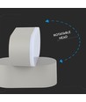5W LED wandlamp - IP65, grijs, 4000K, verstelbaar, 11 x 5,4 cm