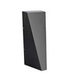 6W Zwarte wandlamp met up/down licht - IP65, aluminium, 3000K, incl. lichtbron