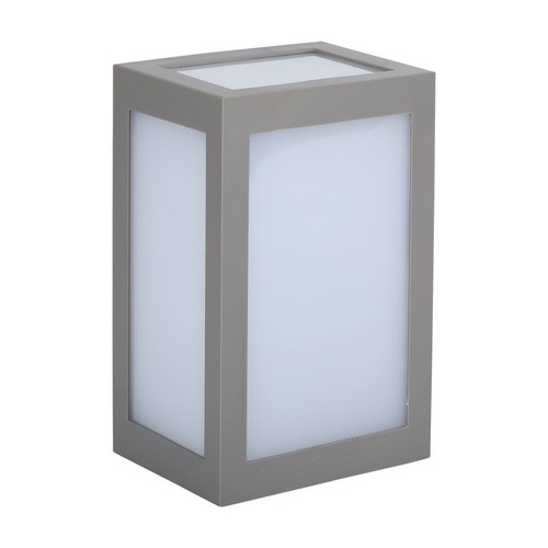 12W LED wandlamp - 4000K, grijs huis