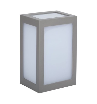 12W LED wandlamp - 4000K, grijs huis