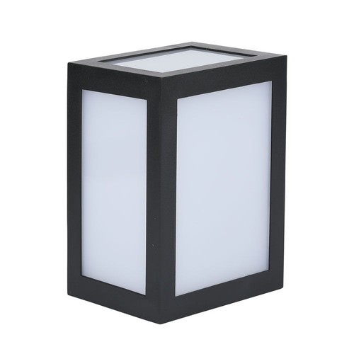 12W LED wandlamp - IP65, zwart, 1350lm, buiten