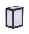 12W LED wandlamp - IP65, zwart, 1350lm, buiten