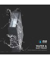 4W Wandlamp - LED, 3000K, zwart