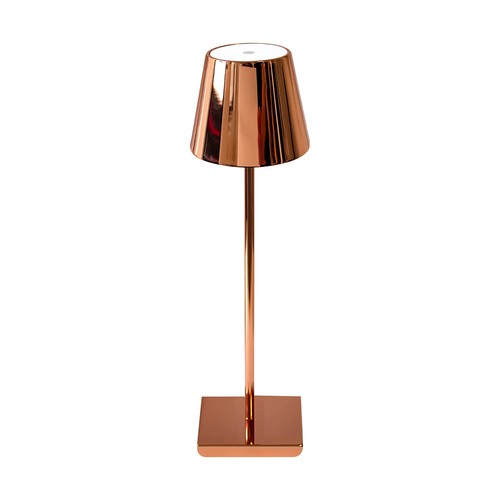 3W oplaadbare LED tafellamp, goud - Touch dimbaar, 4000K, 4000mAh batterij, 8-10 uur brandtijd
