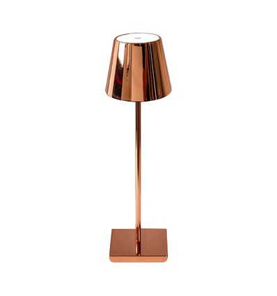 3W oplaadbare LED tafellamp, goud - Touch dimbaar, 4000K, 4000mAh batterij, 8-10 uur brandtijd
