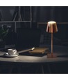 3W oplaadbare LED tafellamp, goud - Touch dimbaar, 4000K, 4000mAh batterij, 8-10 uur brandtijd
