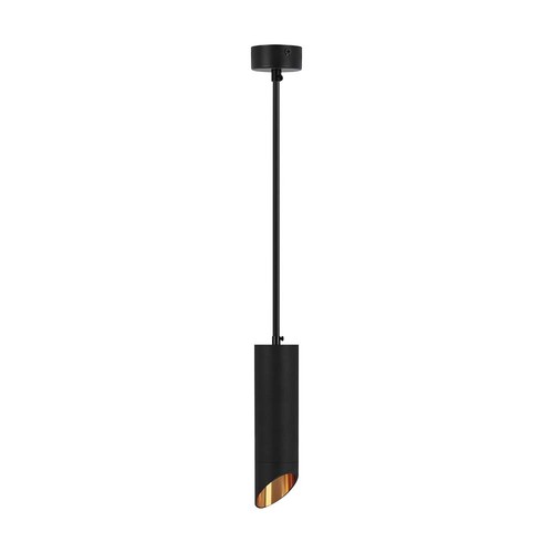 GU10 Hanglamp Ø5,5x20cm - zwart, zonder lichtbron