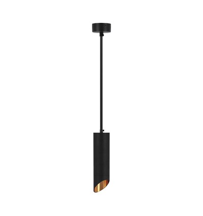 GU10 Hanglamp Ø5,5x20cm - zwart, zonder lichtbron