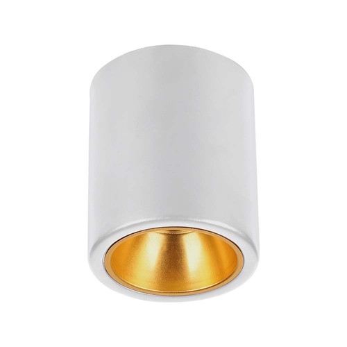 GU10 vierkante opbouwspot - Wit, 100x100x120mm, IP20 binnen, zonder lichtbron