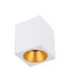 GU10 vierkante opbouwspot - Wit, 10x10x12cm, IP20, zonder lichtbron