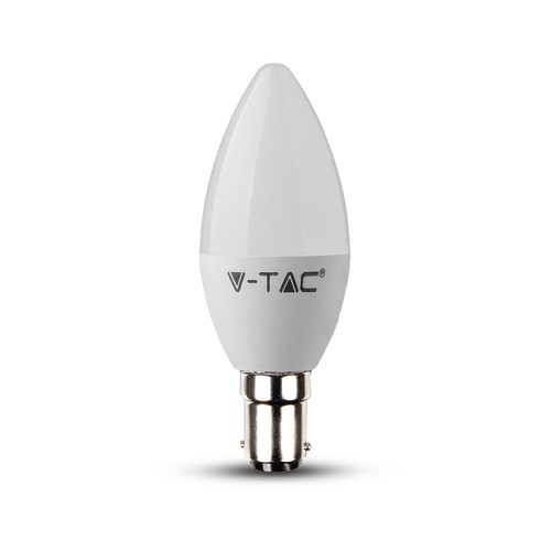 B15 5,5W dimbare LED kaarslamp - Samsung LED chip, 3000K, warm wit, vervangt 40W