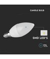 E14 4,5W LED-kaarslamp - Mat