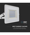 100W breedstraler - 6500K, witte behuizing, werklamp