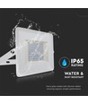 100W breedstraler - 6500K, witte behuizing, werklamp